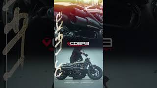 HarleyDavidson Sportster S Exhaust Sound by Cobra Sport Exhausts  Aggressive Sound and Performance [upl. by Aihsyak193]