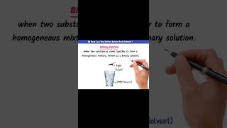 Binary solution Solute amp Solvent solution solute solvent chemistry [upl. by Kisor947]