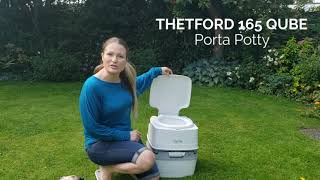 Thetford 165 qube porta potty review [upl. by Armmat]