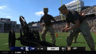 CFB25 Army Year 3 vs Rice [upl. by Keefe]