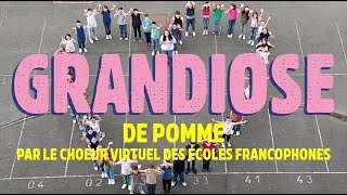 Le choeur des Francofolies 2024 chante quotGRANDIOSEquot de Pomme [upl. by Kendrick]