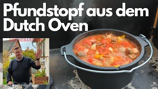 Pfundstopf aus dem Dutch Oven  Der Sebastian 01 recipe [upl. by Charles]