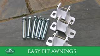 Greenhurst Deluxe Easy Fit Awning  Screwfix [upl. by Adekan]