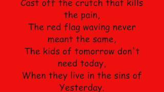 Billy Talent Red Flag Lyrics [upl. by Suoicul665]