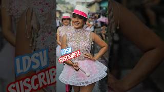 JAHAIRA PADILLA NUEVO TRAJE 🩷💃🏻🇸🇻 4k dance cachiporras live music fiesta shorts [upl. by Aiet]