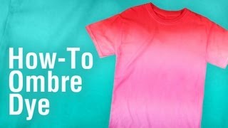 DIY Ombre TieDye Technique using Tulip OneStep Dye [upl. by Chaddie309]