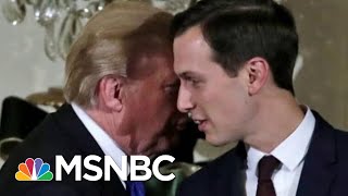 President Donald Trump Ivanka Deny Special Treatment For Jared Kushner  Morning Joe  MSNBC [upl. by Ellennahc813]