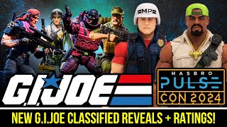 GIJOE Classified 2024 Pulse Con Reveals amp Our Ratings For Each Figure LAW amp ORDER HEAVY DUTY [upl. by Bidle195]