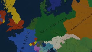 Forming Kaiserreich as Brandenburg in Age of History 3 [upl. by Secundas]