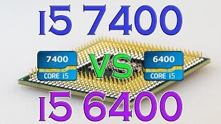 i5 7400 vs i5 6400  BENCHMARKS  GAMING TESTS REVIEW AND COMPARISON  Kaby Lake vs Skylake [upl. by Proudman]