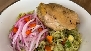 Receta de arroz con pollo en 30 segundos [upl. by Sherwood]