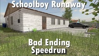 WORLD RECORD  Schoolboy Runaway PC  speedrun ending 18 Any Easy  20 seconds [upl. by Htyderem814]