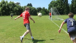 EPIC FOOTBALL CHALLENGES vs MY BRO [upl. by Ainslee872]