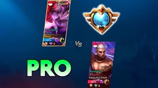 TOP GLOBAL CHOU VS PAQUITO  WIN OR LOSE  MLBB [upl. by Carrol628]