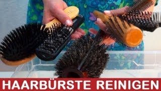 Haarbürste reinigen • günstig und einfach • Tutorial [upl. by Mae]