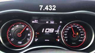 Dodge Charger SXT 2015 acceleration 0100 kmh 80120 kmh [upl. by Fleeman586]