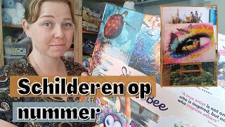 Schilderen op nummer voor volwassenen en beginners  review [upl. by Colville944]