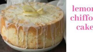 Lemon chiffon cake ricetta perfetta [upl. by Theurer772]