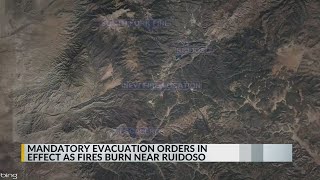 Salt Fire prompts evacuations on Mescalero Apache Reservation near Ruidoso [upl. by Otrebor]