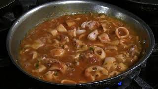 Calamari Marinara with Marco Barbaro [upl. by Nickolas]