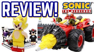 LEGO Sonic the Hedgehog 76999 Super Sonic vs Egg Drillster REVIEW 2024 set [upl. by Ellerihs]