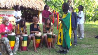 Nyabinghi chants early in the morning for Ethiopian New Year [upl. by Barrus308]