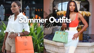 Summer Outfits 2024 Lookbook amp Vlog [upl. by Kellene]