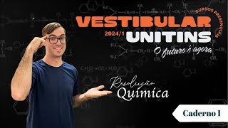 Vestibular Unitins 20241  Caderno 1  Química [upl. by Yrtsed]