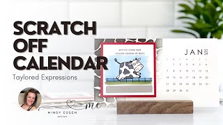 Scratch Off Desktop Calendar  Monthly Freebie [upl. by Oiralih336]