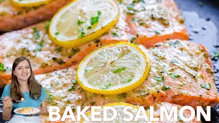 How To Make Baked Salmon with Garlic and Dijon  Under 30 Minutes [upl. by Lea]