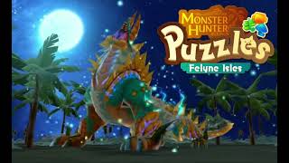 OST  Monster Hunter Puzzles Felyne Isles Spark of Blue Zinogre battle theme [upl. by Christoforo]