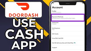 HOW TO PAY DOORDASH WITH CASH APP 2024 [upl. by Laram]