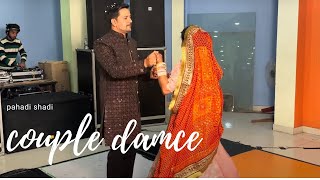 Bride Groom Dance performance made everyone speechless  dulha dulhan dance almora [upl. by Godwin]