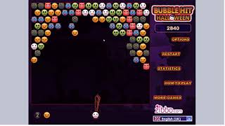 Bubble Hit Halloween Gameplay  completed [upl. by Akehsyt782]