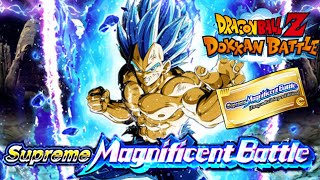 HARDEST EVENT ON GLOBAL  Dokkan Battle Supreme Magnificent Battle USS Evolution Blue Vegeta [upl. by Shama780]