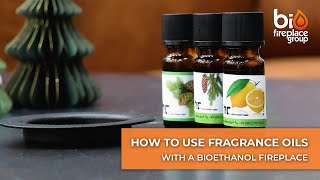 How to use fragrance oils with a bioethanol fireplace [upl. by Cutcliffe]