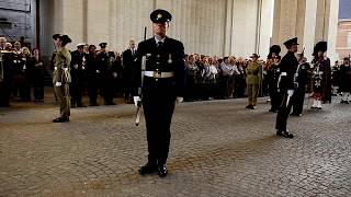 Anzac Day 2013 Menin Gate Ypres Belgium Abide with me Pipers [upl. by Dorian]