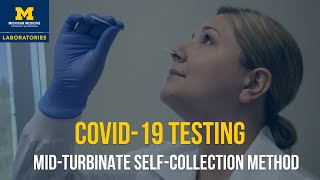 COVID19 MidTurbinate Patient SelfCollection [upl. by Iaka]