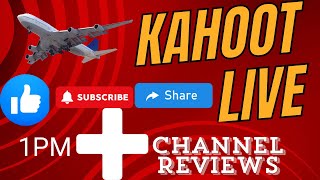 🔴Kahoot Live  Channel Reviews 1PM Start 4th Of October🔴 [upl. by Lednyc]