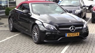 Mercedes AMG C63 Convertible 2017 New Test Drive In Depth Review Interior Exterior 2018 [upl. by Nangem]