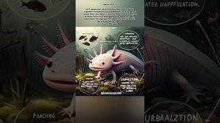 Axolotl Meksiko terdaftar sebagai spesies yang terancam punah ⁉️ shorts animals foryou axolotl [upl. by Camroc]