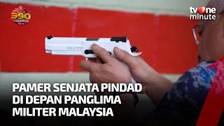 Jenderal Andika Pamer Senjata Pindad Panglima Militer Malaysia Terpukau  tvOne Minute [upl. by Lothair]