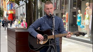 Irish Singer Busking Luke Kelly’s “Raglan Road” in Dublin  Dan McCabe [upl. by Nyledaj]