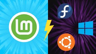 Linux Mint vs Ubuntu vs Fedora vs Windows [upl. by Aliakim]