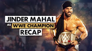 Jinder Mahals WWE Title reign in 3 minutes [upl. by Ahsat]