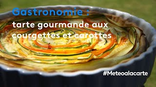 Gastronomie  tarte gourmande aux courgettes et carottes [upl. by Saunders]