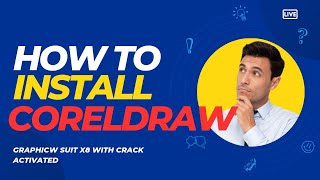 How to install CorelDraw Graphics Suit X8 with crack activated coreldraw coreldrawtutorial [upl. by Enaej752]