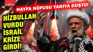 İsrail krizde Hizbullah vurdu Hayfa nüfusu yarıya düştü [upl. by Schwerin]