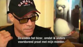 JeanClaude Van Damme talks about his animated character in Kung Fu Panda 2 [upl. by Packston]