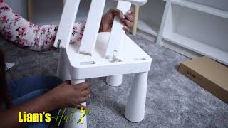 IKEA HACKS How To Assemble Ikea MAMMUT Chair For Kids [upl. by Atiekram]